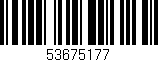 Código de barras (EAN, GTIN, SKU, ISBN): '53675177'
