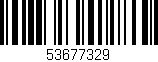 Código de barras (EAN, GTIN, SKU, ISBN): '53677329'