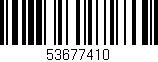 Código de barras (EAN, GTIN, SKU, ISBN): '53677410'