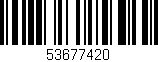 Código de barras (EAN, GTIN, SKU, ISBN): '53677420'