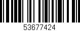 Código de barras (EAN, GTIN, SKU, ISBN): '53677424'