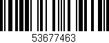 Código de barras (EAN, GTIN, SKU, ISBN): '53677463'