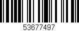 Código de barras (EAN, GTIN, SKU, ISBN): '53677497'