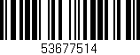 Código de barras (EAN, GTIN, SKU, ISBN): '53677514'