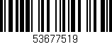 Código de barras (EAN, GTIN, SKU, ISBN): '53677519'