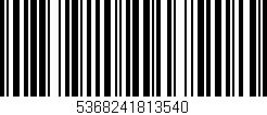 Código de barras (EAN, GTIN, SKU, ISBN): '5368241813540'