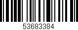 Código de barras (EAN, GTIN, SKU, ISBN): '53683384'