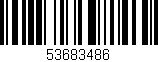Código de barras (EAN, GTIN, SKU, ISBN): '53683486'