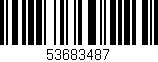 Código de barras (EAN, GTIN, SKU, ISBN): '53683487'