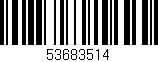 Código de barras (EAN, GTIN, SKU, ISBN): '53683514'