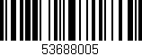 Código de barras (EAN, GTIN, SKU, ISBN): '53688005'