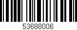 Código de barras (EAN, GTIN, SKU, ISBN): '53688006'