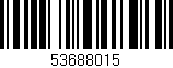 Código de barras (EAN, GTIN, SKU, ISBN): '53688015'