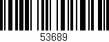 Código de barras (EAN, GTIN, SKU, ISBN): '53689'