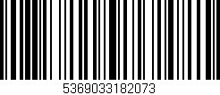 Código de barras (EAN, GTIN, SKU, ISBN): '5369033182073'