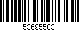 Código de barras (EAN, GTIN, SKU, ISBN): '53695583'