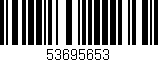 Código de barras (EAN, GTIN, SKU, ISBN): '53695653'