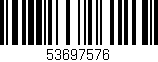 Código de barras (EAN, GTIN, SKU, ISBN): '53697576'