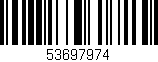 Código de barras (EAN, GTIN, SKU, ISBN): '53697974'