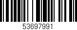 Código de barras (EAN, GTIN, SKU, ISBN): '53697991'