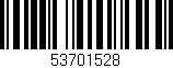 Código de barras (EAN, GTIN, SKU, ISBN): '53701528'