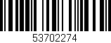 Código de barras (EAN, GTIN, SKU, ISBN): '53702274'