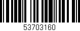 Código de barras (EAN, GTIN, SKU, ISBN): '53703160'