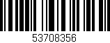 Código de barras (EAN, GTIN, SKU, ISBN): '53708356'