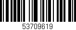 Código de barras (EAN, GTIN, SKU, ISBN): '53709619'