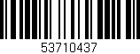 Código de barras (EAN, GTIN, SKU, ISBN): '53710437'