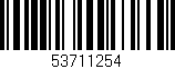 Código de barras (EAN, GTIN, SKU, ISBN): '53711254'