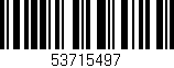 Código de barras (EAN, GTIN, SKU, ISBN): '53715497'