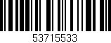 Código de barras (EAN, GTIN, SKU, ISBN): '53715533'