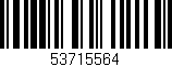 Código de barras (EAN, GTIN, SKU, ISBN): '53715564'
