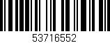 Código de barras (EAN, GTIN, SKU, ISBN): '53716552'