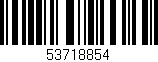 Código de barras (EAN, GTIN, SKU, ISBN): '53718854'