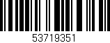 Código de barras (EAN, GTIN, SKU, ISBN): '53719351'