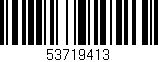 Código de barras (EAN, GTIN, SKU, ISBN): '53719413'