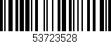 Código de barras (EAN, GTIN, SKU, ISBN): '53723528'