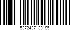 Código de barras (EAN, GTIN, SKU, ISBN): '5372437138195'