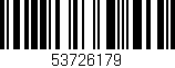 Código de barras (EAN, GTIN, SKU, ISBN): '53726179'