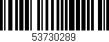 Código de barras (EAN, GTIN, SKU, ISBN): '53730289'