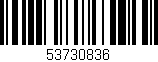 Código de barras (EAN, GTIN, SKU, ISBN): '53730836'