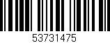 Código de barras (EAN, GTIN, SKU, ISBN): '53731475'