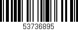 Código de barras (EAN, GTIN, SKU, ISBN): '53736895'
