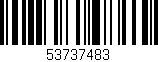 Código de barras (EAN, GTIN, SKU, ISBN): '53737483'