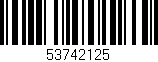 Código de barras (EAN, GTIN, SKU, ISBN): '53742125'