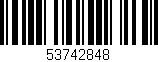 Código de barras (EAN, GTIN, SKU, ISBN): '53742848'