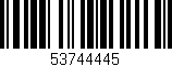 Código de barras (EAN, GTIN, SKU, ISBN): '53744445'