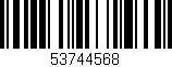 Código de barras (EAN, GTIN, SKU, ISBN): '53744568'